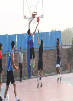 Top 3x3 basketball players in action at an event