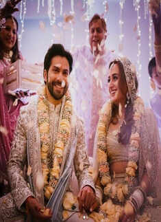 Pictures of Varun Dhawan and Natasha Dalal's wedding go viral