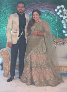 Shreyas Puranik and Aishwarya Bhandari&rsquo;s wedding reception