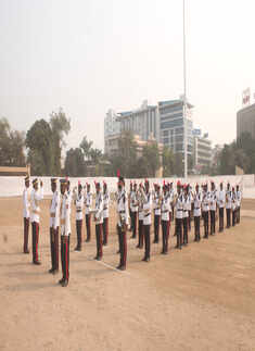 Republic Day celebrated at Kasturchand Park