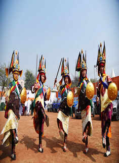Around 200 artistes showcase tableau in Rashtriya Rangshala Camp