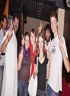 Manoj Sharma 's cricket match celebration party