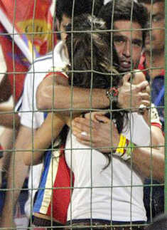 Sidhartha, Deepika @ IPL after match party