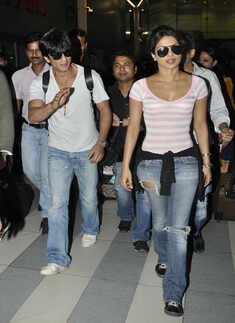 Celebs at airport