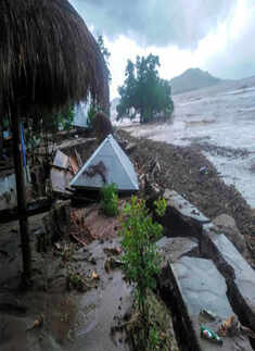 Indonesia: These pictures show the devastation caused by flash floods