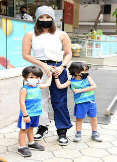 Photos of famous celebrities with their kids