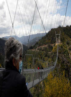 World's longest pedestrian suspension bridge opens in Portugal