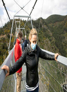 World's longest pedestrian suspension bridge opens in Portugal