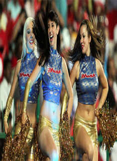 IPL cheerleader Gabriella thrown out