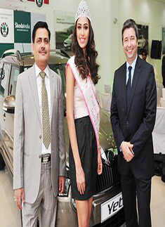 Hasleen Kaur @ Skoda showroom launch
