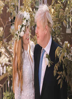 Secret wedding pictures of British PM Boris Johnson go viral