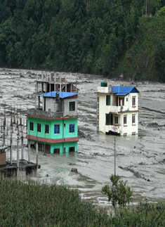 Nepal: These pictures show devastation caused by flash floods
