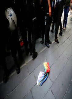 These pictures show clashes erupt as authorities ban Pride parades in Turkey