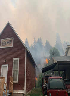 Wildfire destroys British Columbia town