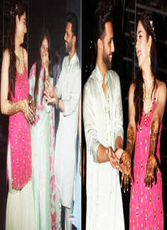 Rahul Vaidya-Disha Parmar wedding: New pictures from Mehendi ceremony as it begins with bright smiles and dancing