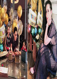 Lovely pictures from Maanayata's birthday celebration with kids go viral