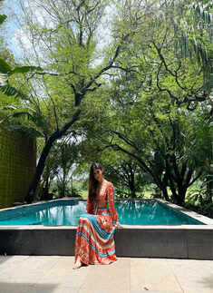 Glamorous beach looks of Mouni Roy as she soaks up the sun in Maldives