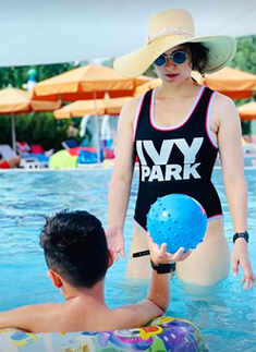 New pictures of Kangana Ranaut enjoying pool time with her nephew go viral