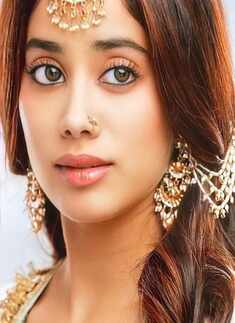 Janhvi Kapoor looks like a dream in this breathtaking sequin lehenga choli, check out the actress' best ethnic looks in photos