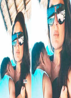 Kareena Kapoor Khan shares a new adorable picture of baby Jeh enjoying naptime in her arms in Maldives