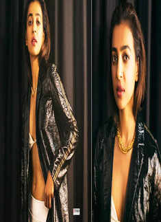 Unaffected by trolls, Radhika Apte oozes oomph with her new photoshoot in monotone bikini with trench coat