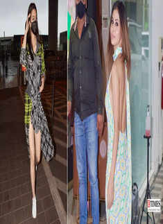 #ETimesSnapped: From Kriti Sanon to Mouni Roy, paparazzi pictures of your favourite celebs