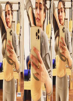 Sonam Kapoor shuts down pregnancy rumours, flaunts her toned abs in these new pictures