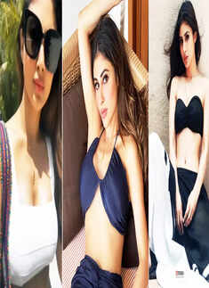 From black bralettes to white bikinis, Mouni Roy's breathtaking pictures prove she is ultimate style queen