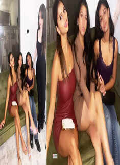 Suhana Khan oozes glamour in a strapless, short red dress in these new party pictures with friends