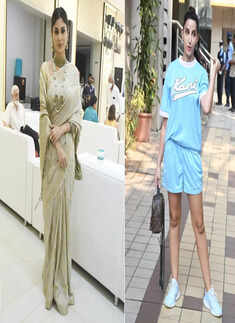 #ETimesSnapped: From Mouni Roy to Nora Fatehi, paparazzi pictures of your favourite celebs