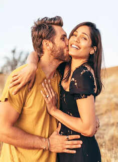 This kissing picture of Freida Pinto and Cory Tran goes viral; actress shares unseen wedding photos