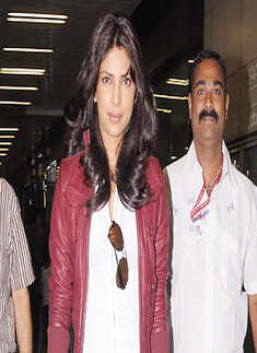 Priyanka back from Zurich