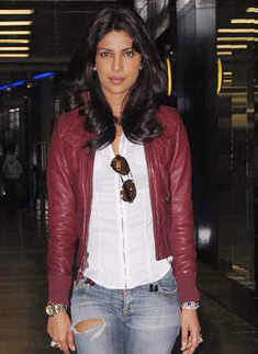 Priyanka back from Zurich