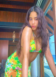 Janhvi Kapoor channels her inner Barbie spirit in a pink bodycon mini dress, pictures will leave you awestruck