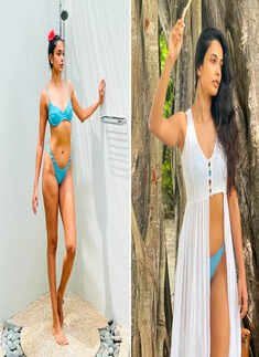 Sarah Jane Dias sets internet ablaze with her stunning beach vacation pictures in stylish bikinis