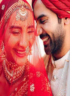 Rajkummar Rao and Patralekhaa just can&rsquo;t take their eyes off from each other in these new pictures post their dreamy wedding