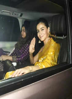 From Alia Bhatt to Krystle D'Souza, Bollywood stars shine at Anushka Ranjan & Aditya Seal's dreamy wedding