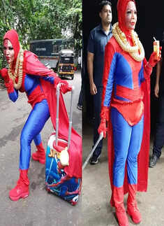 From getting trolled for her yoga pictures to her wedding album, Rakhi Sawant surely proves to be a drama queen