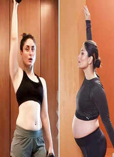 These pictures from Kareena Kapoor Khan&rsquo;s rigorous workout will inspire you to roll out your yoga mats