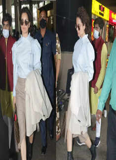 #ETimesSnapped: From Kangana Ranaut to Urvashi Rautela, paparazzi pictures of your favourite celebs