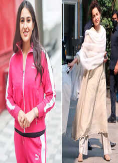 #ETimesSnapped: From Sara Ali Khan to Kangana Ranaut, paparazzi pictures of your favourite celebs