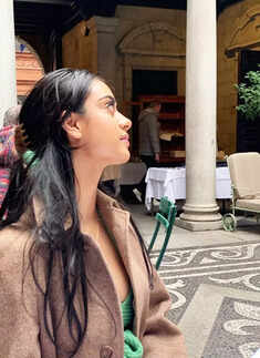 Pictures from Nysa Devgn&rsquo;s dinner date in a short dress with a mystery guy go viral