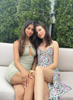 These glamorous pictures of Suhana Khan in a strappy animal print dress prove she&rsquo;s a true fashionista!