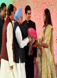 GVK's grand-daughter's reception
