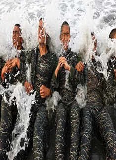 These pictures from Taiwan navy's brutal training camp will send shivers down your spine!