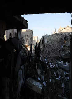 These pictures show devastation caused by Saudi-led coalition air strikes in Yemen