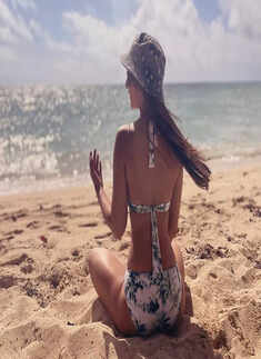 Kim Sharma treats her fans with floral bikini pictures from her beach birthday