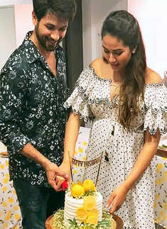 Mira Rajput shares a passionate kiss with Shahid Kapoor; fans say &lsquo;Couple Goals&rsquo;