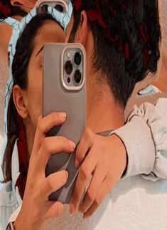 Mira Rajput shares a passionate kiss with Shahid Kapoor; fans say &lsquo;Couple Goals&rsquo;