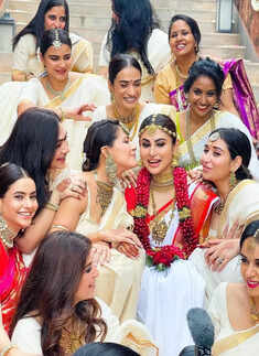 These new pictures of Mouni Roy and Suraj Nambiar shaking their legs at the Sangeet party will make you hit the dance floor